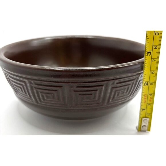 HTF Frank Lloyd Wright Collection Whirling Arrow Brown Bowl HF Coors USA - Picture 6 of 6
